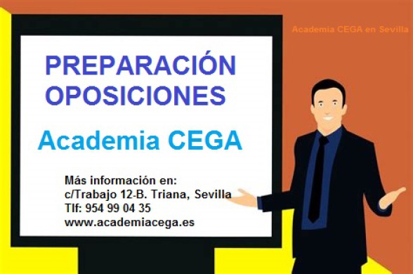Preparación oposiciones auxiliar administrativo Academia CEGA Sevilla